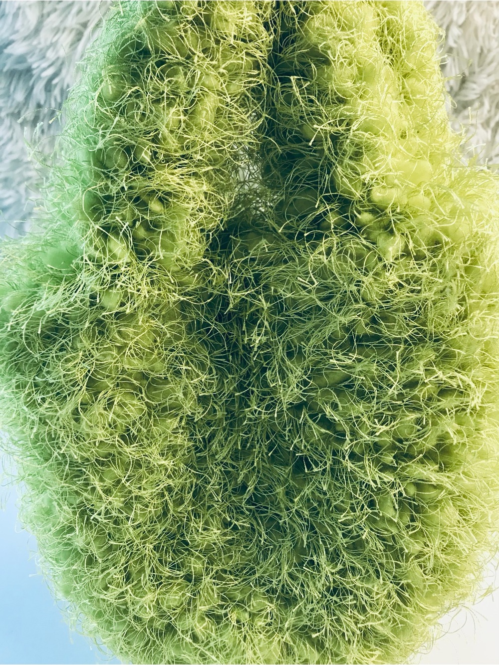 Green Fuzzy Mini Bag - Stylish Women's Mini Bag
